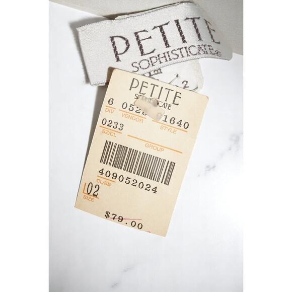 Vintage Petite Sophisticate Lace Overlay Dress – Size 2 – NWT - Picture 10 of 13